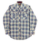 Vintage Kenny Rogers Western Snap Shirt with Satin Cuffs & Collar - Size Medium