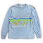 1980s Champion Canandaigua Lake Light Blue Long Sleeve - Size Large