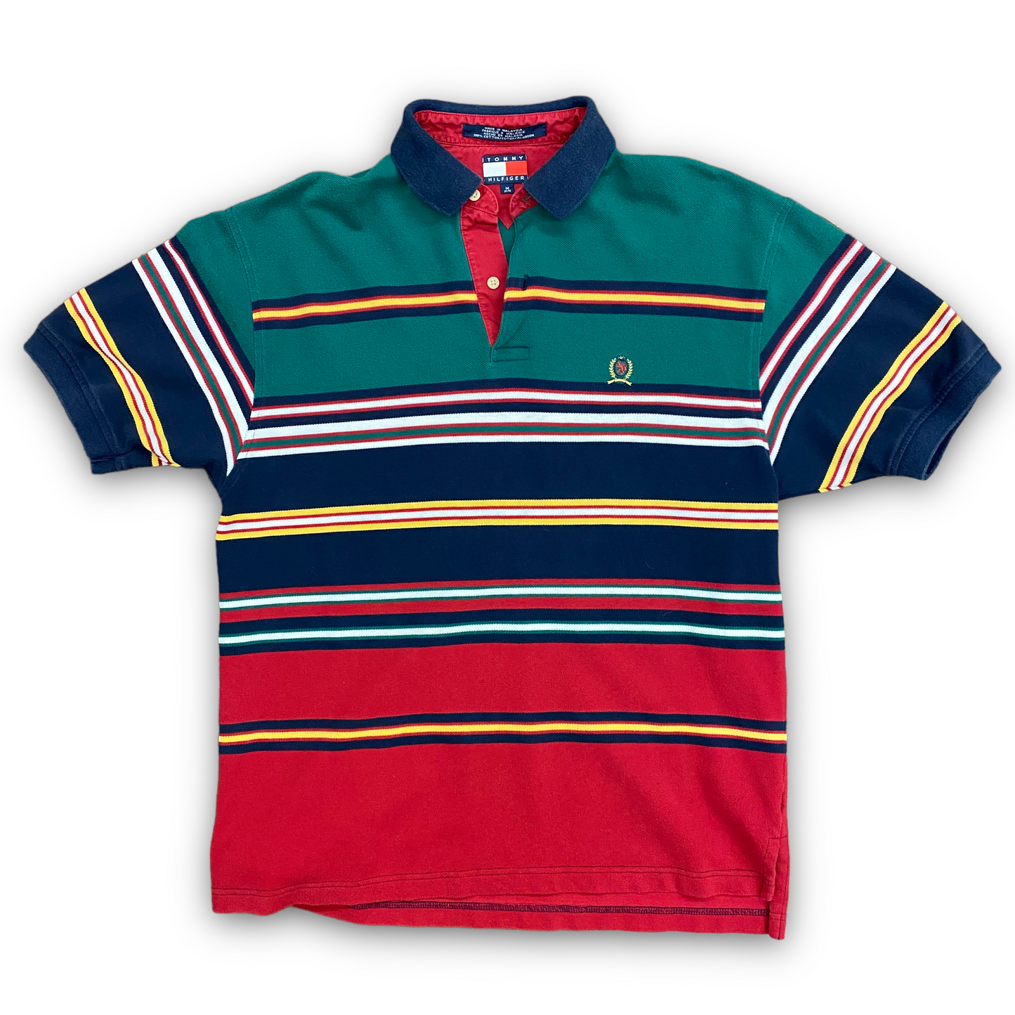 Y2K Tommy Hilfiger Polo Shirt - Size Medium