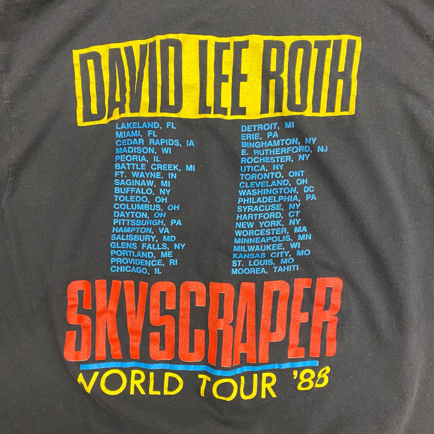 Vintage 1988 David Lee Roth 